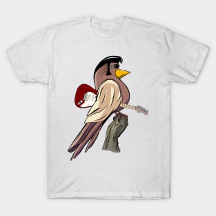 Bird Rockabilly: Where Bird and Rock 'n' Roll Collide! T-Shirt